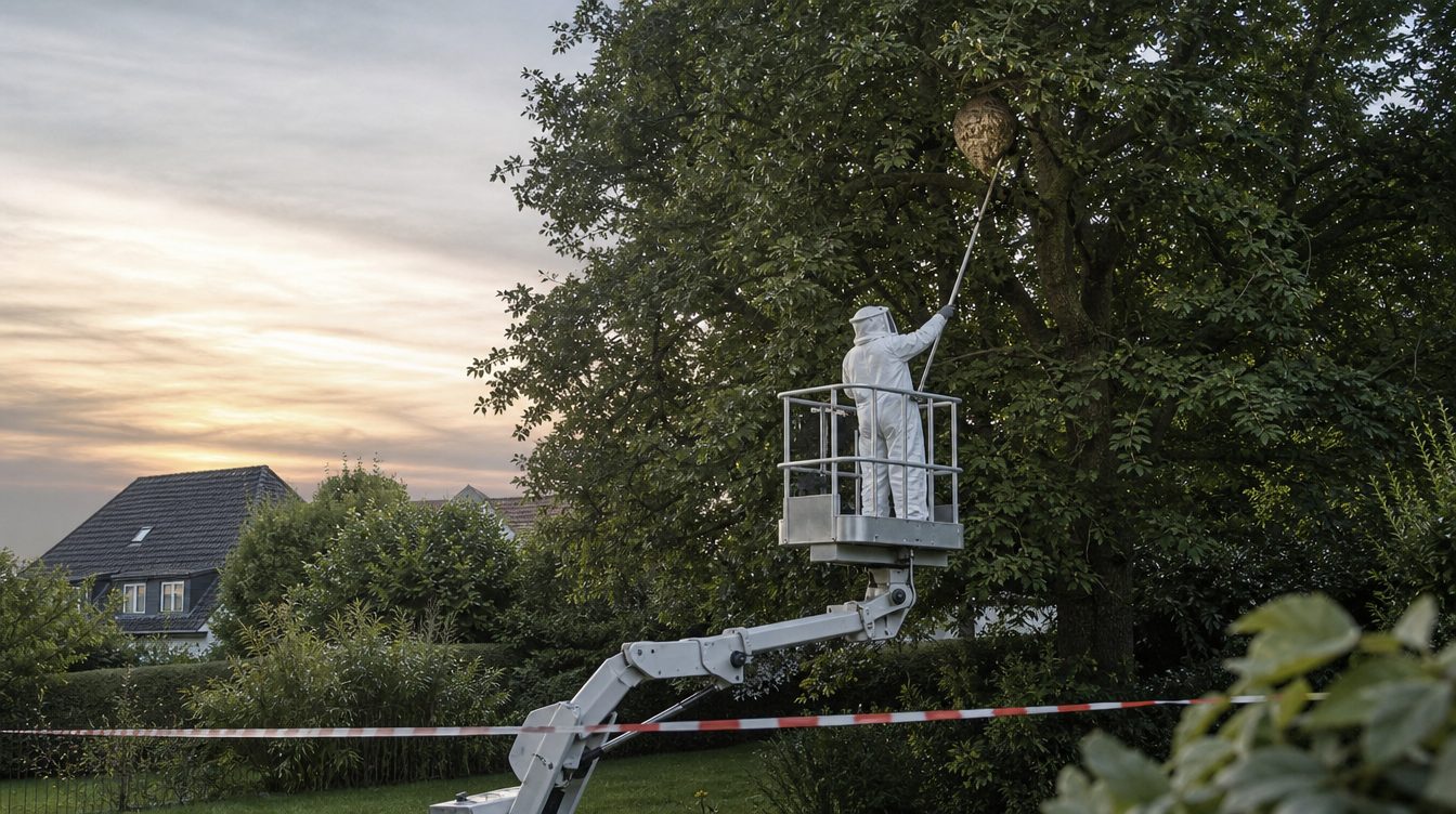 Asiatische Hornisse Nest: Asiatische Hornisse im Herbst: Warum das Nest jetzt auffällt