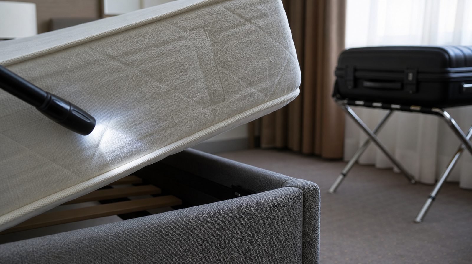 Titelbild: Bettwanzen im Hotel: Zimmer prüfen, richtig reagieren, Koffer-Regel