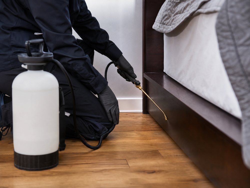 Professionelle Bekämpfung: Alle Verstecke im Raum werden erfasst