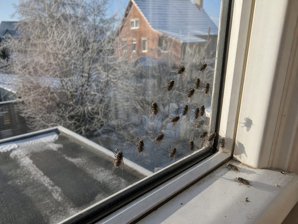 Fliegen im Winter: Warum plötzlich Fliegen in der Wohnung sind