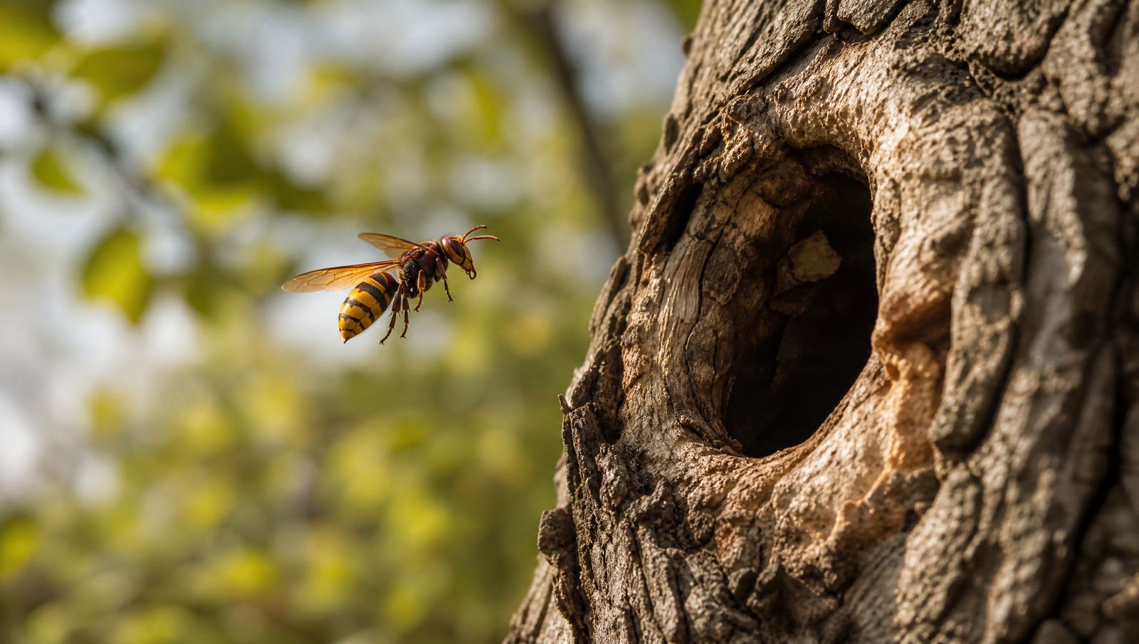 Illustration: Hornissennest, Wespennest oder Bienenschwarm?