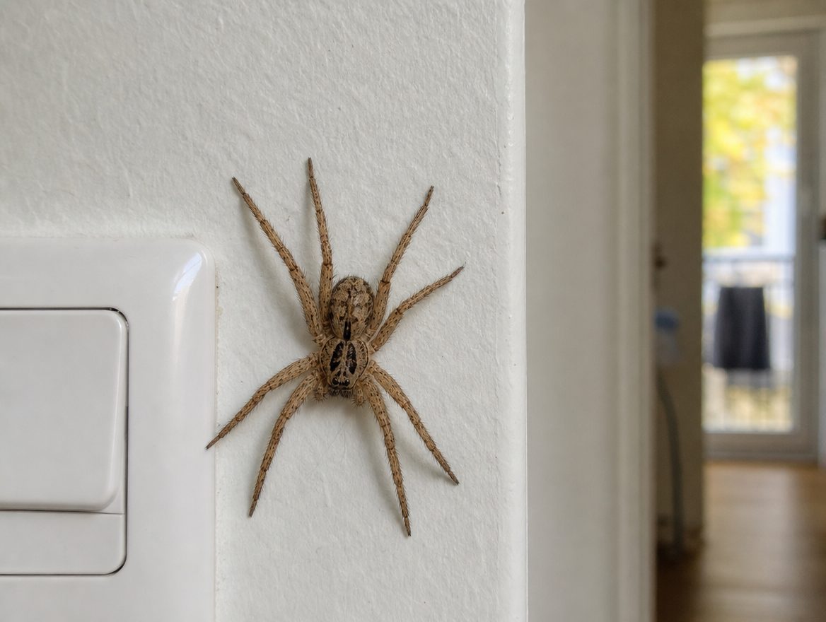 Nosferatu-Spinne: erkennen, Biss einschätzen, richtig reagieren